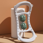 Pilates Circle Yoga Ring Fitness Tool Kodune j&otilde;usaal Kerge sportlik treeniv massaaž beige orange