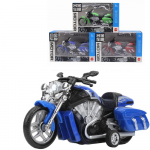 1/16 Scale Mootorratta m&auml;nguasjad Sulamist mootorm&auml;nguasja mudel V&auml;ga simulatsioon Lastele Tagasit&otilde;mmatav S&otilde;iduk M&auml;nguasi Tagasit&otilde;mmatav m&auml;nguauto heli- ja valgusm&auml;nguasjadega 1/16-Size:16*5.5*9cm sinine