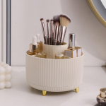 360 p&ouml;&ouml;rlev meigipintslihoidja lauaarvuti kosmeetikavahend, p&ouml;&ouml;rlev lauaarvuti hoiukarp kaasaskantav huulepulga silmapliiatsi hoidja