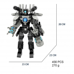 Ehitusplokk Titan Clock Man 2.0 Operaator Speakerman Drill Man Bricks Model