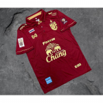 TAILAND Rahvuslik Jalgpall Treening S&auml;rk F&auml;nni Versioon Kiiresti Kuivav S&auml;rk Polo Pol&uuml;ester L&uuml;hikeste Varrukatega Vorm Elevandi Logoga Sport V&auml;ljas M