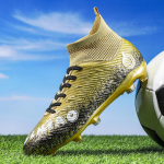 33-46 UNISEX jalgpallisaapad, n&ouml;&ouml;riga k&otilde;rge elastsusega sokk, suu treening Kunstlik kapten V&auml;lisporditreening Laste jalgpallijalatsid 33 kuld