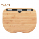 Bambusest voodilaud padjaga, libisemiskindlad korgid, s&uuml;learvutile, tahvelarvutile, kokkupandav laud, tugev naturaalsest bambusest pind, voodiplaat A