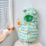 Imiku stiilne jope: T&uuml;drukute puuvillane sulevest s&uuml;giseks ja talveks, kerge kerge vest poistele. 90 cm