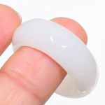 Natural Rainbow Moonstone Gemstone 925 Sterling Silver Ring Size 13 s7d89