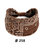 Boho peapaelad laia s&otilde;lmega juuksesall Lilletr&uuml;kiga juuksepael Elastne turbani pea&uuml;mbris veniv peapael Bandana Moodsad juuste aksessuaarid naistele