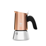 Bialetti Venus Vask 2-tassiline Roostevabast terasest mudel, pliidiplaadi kohvimasin, espressomasin ja mokakann beige