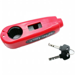 Pidurihoob Lukk Caps-Lock Grip Juhtraud Turvalisus Mootorratta Roller vargusvastane punane