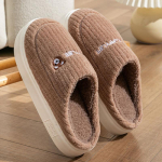 Puuvillased sussid siseruumides naistele Soojad libisemiskindlad sussid Talve Kodu Vaba aeg Kohevad kingad Lihtsad paarispl&uuml;&uuml;sid sussid 36-37