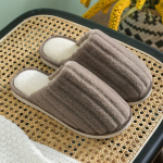 Imitatsioonk&uuml;&uuml;likukarv Talvised Vibu Puuvillased Sussid Naised Kodu Paks P&otilde;hi Paari Kodu Libisemiskindlad Soojad Kohevad Sussid Mees 43-44 kohv