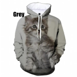 Armas kassiga kapuuts Meeste riided Pop 3D Kawaii kasside prinditud kapuutsid Naljakad lastetopid Naiste Harajuku mood y2k pullover kapuutsiga kapuuts S