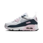 Nike Air Max 90 EasyOn PS Pink Foam Armory Navy Laste tossud White Wolf-Grey HF6357-104 27 black