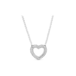 Vikerkaare S&uuml;dame Armastuse Liblika Kaelakee Naistele 925 Sterling H&otilde;bedast Kett Kallistavate Paaride Ripatsitega Choker Naiste Ehted white