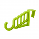 Multifunktsionaalsed kodutarvikud Kokkupandav riidepuu kuivatusrest valge