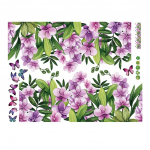 Tindiprinteri seinakleebised Taim Lilled Seinakleebised Kodu Tausta seinamaalimine 50x70cm lilla