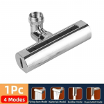 3in1 Waterfall K&ouml;&ouml;gisegistid 360&deg; Rotatsiooniga Multifunktsionaalne Segisti Aeraator Laiendus Valamu Veekraani Otsik K&ouml;&ouml;k Vannitoa Aksessuaarid 4 Modes h&otilde;be