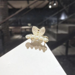 Mini Pearl Diamond Hair Claw Naiste T&uuml;drukud Retro Rhinestone Lilled Krabi k&uuml;&uuml;nised V&auml;ikesed juuksen&otilde;elad Juuksekrabi T&uuml;drukute Juuste Aksessuaarid