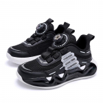 P&ouml;&ouml;rleva nupuga laste spordijalatsid korvpallijalatsid poistele hingavad spordijalatsid Moodsad t&uuml;drukute spordijalatsid 37 valge/must