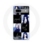 Coque Maniacase pour Google Pixel 7a blackpink signature photo