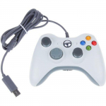 Contr&ocirc;leur Manette de Jeu Filaire Xbox pour PC & Xbox 360 - blanc