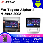 Toyota Alphard H 2002 - 2008 autoraadio multimeedia videopleier Navigatsioon stereo GPS Android 12 2 din dvd jaoks 4 core 1GB+32GB carplay