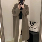 YYFS Women's Fashion Casual Fall Winter Solid Color Print Long Sleeve Sweaters One Size tumehall v&auml;rv