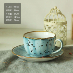 Kohvitassid Taldrikud Keraamilised Kruusid Kodu Vintage P&auml;rastl&otilde;unatee Komplekt P&otilde;hjamaade Peened Lillelised Teetassid Luksuslikud Joogin&otilde;ud K&ouml;&ouml;k S&ouml;&ouml;gituba 200ml tumesinine v&auml;rv