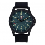 Luminox Atacama Field kummist rihm, roheline sihverplaadiga kvarts XL.1977 100M meeste k&auml;ekell