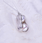 J&otilde;ulukingitus naistele Maap&auml;hklikaelakee Naistele Valge v&otilde;ltsp&auml;rliga kaelakee Clavicle ripats Ehted Roosa kullast titaanist loominguline