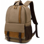 Veekindel fotograafide kaamerakott, suure mahutavusega matkakott meestele ja naistele, mahutab DSLR SLR kaamerad, objektiivid ja statiivi khaki