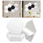 12 t&uuml;kki akustilised paneelid Heli neelavad plaadid Isekleepuvad seinad valge