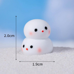 Multikas armas j&otilde;ululumememm Mikromaastik Lumekristallkuul isetegemine Dekoratiivsed tarvikud T&ouml;&ouml;lauavidinad Christmas Snowman 10pc
