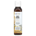 Aura Cacia, Aromatherapy Body Oil, Relaxing, Sweet Orange, 4 fl oz (118 ml) white