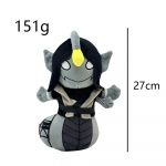 Hea kvaliteediga 27cm Survestatud Sebastian Solace Pl&uuml;&uuml;s Armas Pl&uuml;&uuml;sist Nukk M&auml;nguasi Kingitus Koomiksistiil Laste Lapi Nukk Nukk My Melody Pl&uuml;&uuml;s 27cm tumehall v&auml;rv