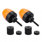 1 Paari jalgratta ratta k&auml;epideme otsa LED-valgusti pistiku suunatule ohutuslamp