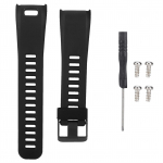 Asendus Silikoonist Spordi K&auml;ev&otilde;ru Randmerihm Randmepael Garmin Vivosmart HR jaoks (Must)