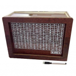 Puidust rahakast koos letimarkeri pliiatsiga 1pc