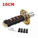 10cm 15cm 20cm Katana k&auml;igukangi nupp Samurai m&otilde;&otilde;k k&auml;iguvahetaja universaalne, sobib manuaalk&auml;igukastiga autodele enamikule 4 adapteriga automaatsetele autodele