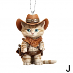 2D Magic Cat auto tahavaatepeegel Rippuv Dekoratsioon Kaunistus Kingitused Aksessuaarid Interj&ouml;&ouml;r Auto Fa G7P6 J-One size