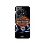 Coque - Maniacase - Huawei P60 - Noir - Souple - Harley Davidson Logo