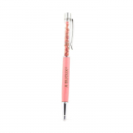 Pierres et Min&eacute;raux. Stylo min&eacute;raux Spinelle brut Tanzanie. Couleur Rose.