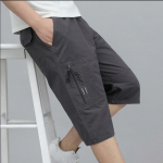 Suvised meeste vabaaja v&auml;lip&uuml;ksid p&otilde;lvp&uuml;ksid, lukuga tasku, puuvillased l&uuml;hikesed p&uuml;ksid, ronimine, elastne v&ouml;&ouml;koht, spordir&otilde;ivad L