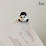 1/2 tk Cartoon Panda mini juukseklambrid naistele t&uuml;drukutele armsad armsad loomakarvad k&uuml;&uuml;nised peened juukseaksessuaarid kingitused