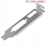 Madala profiiliga kronsteini adapter Dvi Hdmi Vga pordiga poole k&otilde;rgusega graafikakaardi jaoks 1#