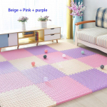 24 tk Xpe &Uuml;hendatud Paksendatud Vahtp&otilde;randamatt Laste Beebi Roomamismatt Imav Mustust H&uuml;lgav Pusle Libisemiskindel P&otilde;randamatt 30*30cm*24pcs