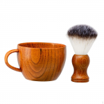 Cleaning Bowl Shaving Brush Set 2 in 1 Cup Portable Beard Care Grooming Soap for