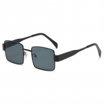 Polariseerimata v&auml;ikesed ristk&uuml;likukujulised p&auml;ikeseprillid naiste vintage br&auml;ndi metallist raamiga ruudukujulised p&auml;ikeseprillid meestele Varjud Luksuslikud naiste punk 2000S prillid