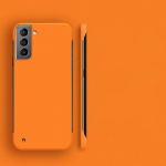 &Uuml;li&otilde;huke raamita k&otilde;va&uuml;mbris Samsung Galaxy S25 Ultra S24 FE S23 S22 S21 Plus S20 FE PC v&auml;rviline kaas Samsung S24 FE oranž