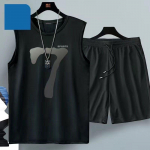 Meeste j&auml;&auml;siidist vest Quick Dry Summer Fitness Cross Bar varrukateta &otilde;lavest l&uuml;hikeste varrukatega spordikorvpalli dressipluus XXXXXL valge