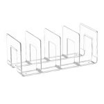 1/4 tk plastikust siduriga jaoturid koti- ja rahakotivaheseinad, l&auml;bipaistva disainiga reguleeritavad k&auml;ekoti hoiustamise vaheseinad 4pcs